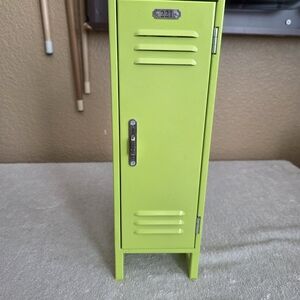 American Doll- Girl Lime Green Locker Cabinet